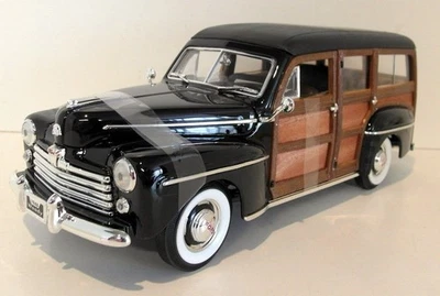 Lucky Diecast 1/18 Scale 00286 1948 Ford Woody Dark red - Image 1 of 4