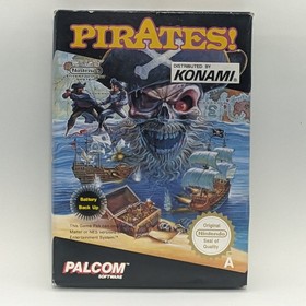 Nintendo NES Sid Meier's Pirates! PAL-A (UKV) Video Game CIB [VGC]