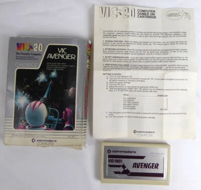 Commodore VC 20 VIC 20 in OVP -- VIC AVENGER -- Modul VIC-20 VC-20 - Bild 1 von 3