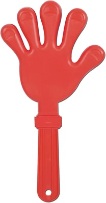 Red Giant Hand Shaped Clapper - Image 1 of 4
