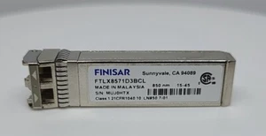FTLX8571D3BCL Finisar 10Gb/s 10km 850nm Single Mode SFP+ Transceiver - Picture 1 of 4