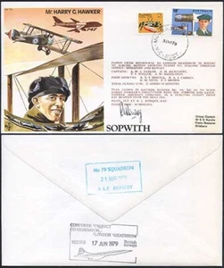 TP1b MR. Harry G. Hawker Piloto Firmado (A) - Imagen 1 de 1