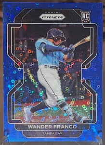 Wander Franco 2022 Panini Prizm Blue Donut Circle Prizm #54 Rookie RC /199 - Picture 1 of 2