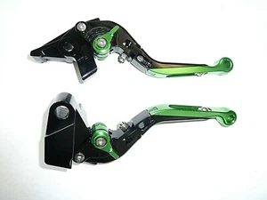 KAWASAKI ER6N 2009-2016 BREMSE & KUPPLUNG KLAPPBARE VERLÄNGERHEBEL STRASSENRENNEN TS130 - Bild 1 von 10