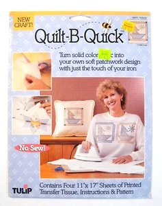Quilt B Quick Sailboats 4 11x17 Sheets of Printed Transfer Tissue No Sew - Picture 1 of 2