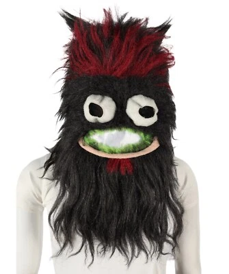 HPO Black Furry Creature Costume, Mask & Bundle , Perfect for Halloween, HC-2125 - Image 1 of 4