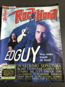 ROCK HARD Magazine - EDGUY - SEPULTURA - STAIND - SIX FEET UNDER - JAG PANZER-CD - Picture 1 of 3