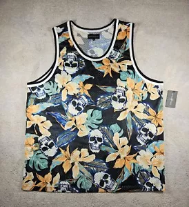 No Boundaries Mesh Skeleton Black Tanktop Shirt Size 2X-Large 50-52 NWT - Picture 1 of 11