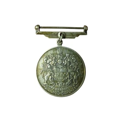WW2 Canadian Voluntary Service Silver Medal 1939-1945 W/O Ribbon - Image 1 of 2