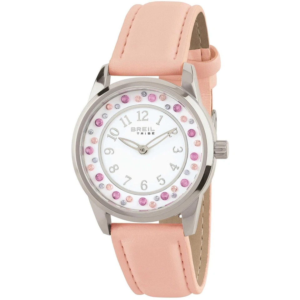 Orologio Donna Breil Italia Moon River Acciaio, Cinturino Pelle Rosa ref. EW0310 - Immagine 1 di 1