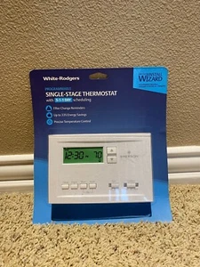 White-Rodgers Programmable Single Stage Thermostat with 5-1-1 Scheduling P210 - Picture 1 of 5