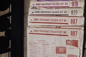 4 cartelle per fotofatti SAMS vintage, # 818, 821 e DUE 887 - Foto 1 di 5