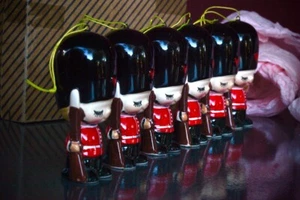 RARE Rune Naito British King's Guard Ceramic Ornaments, Six (6) total, WOW!!!! - Picture 1 of 22
