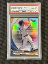 2020 Bobby Witt Jr Bowman's Best Top Prospects Refractors #TP-20 PSA 10