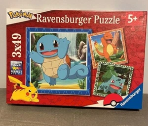 Pokémon Jigsaw Puzzle by Ravensburger (3x49) - Picture 1 of 9