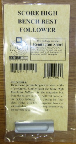 Score High Bench Rest Follower Remington 700 Short Case 223 | eBay
