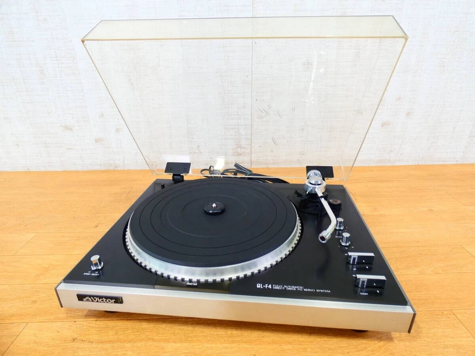Lecteur enregistreur verrouillé à quartz JVC VICTOR QL-F4 TURNTABLE - Photo 1/4