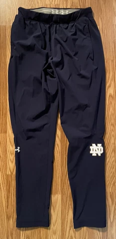 Notre Dame Football Team Issued Under Armour Pants Size Large Cover