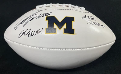 Jourdan Lewis Signed & Multi Inscribed Michigan Wolverines Football JSA COA - Image 1 of 4