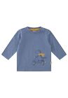 SALT AND PEPPER Shirt Dino Print faded blue Gr.80 HERBST/WINTER 23/24 - NEU