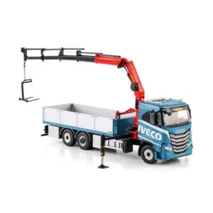 1:50 WSI IVECO S-Way PK 24.001 SLD5 Truck-mounted Crane Truck Diecast Model - Picture 1 of 5