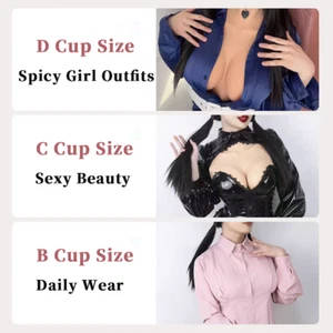 B-S Tasse Silikon Brustformen Brustschild gefälschte Boobs für Drag Queen Crossdresser - Bild 1 von 11