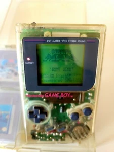 Nintendo Gameboy "PLAY IT LOUD" Edition in Play it loud Clear Case BUNDLE *RARE* - Picture 1 of 8