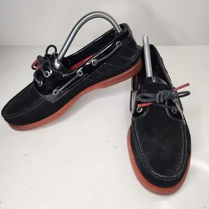 Sperry Top Sider Star Wars A/O Mens Size 7m Darth Vader Boat Shoes Black Red - Picture 1 of 12