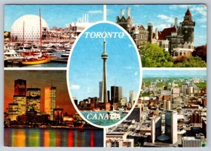 Toronto, Ontario, Chrome Multiview Postcard #4, 5 Views - Bild 1 von 2