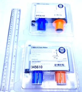 HID Fargo Lot of 2 DTC Color Ribbon 500 Images Compatible W DTC1500 045610 New - Picture 1 of 3