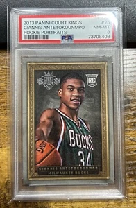 Retratos de novato de Giannis Antetokounmpo 2013-14 Panini Court Kings #/125 radiocontrol #25 - Imagen 1 de 2