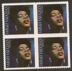 US 5059 Music Icons Sarah Vaughan F block 4 MNH 2016 - Picture 1 of 1