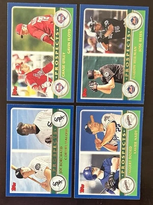 2003 Topps Lot Of (4) Rookies- Utley, Reyes - Mint - Image 1 of 2
