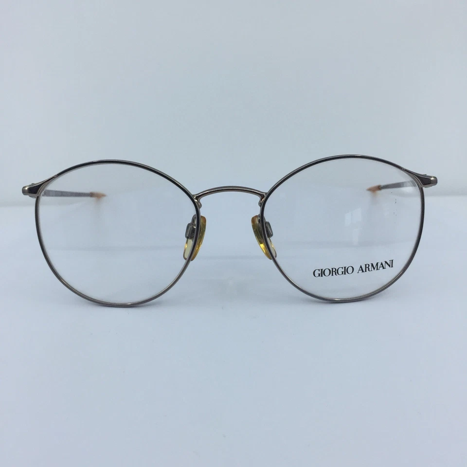 New VINTAGE Giorgio Armani 132 EYEGLASSES GA 132 C. 750 Satin Brown 51-19-135mm - Image 1 of 4