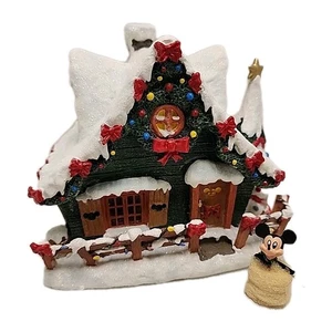 2008 Hawthorne Village Disney Hi-Ho Urlaub beleuchtetes Ferienhaus mit Mickey Mouse - Bild 1 von 17