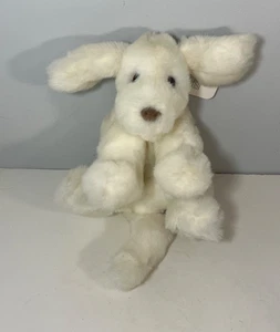 Gund White Muttsy Lying Down Dog Plush with Tags Model 5310 - Picture 1 of 18