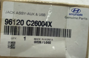 Hyundai Genuine Parts 96120-C2600-4X Jack Assembly Auxiliary USB 96120 C26004X - Bild 1 von 6