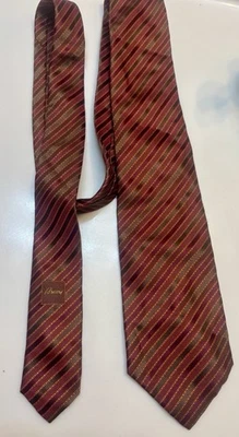Brioni Burgundy silk men’s necktie - Image 1 of 4