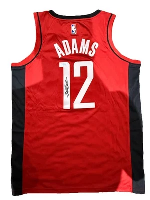 Steven Adams Signed Autographed Houston Rockets Jersey PSA COA - Image 1 of 3