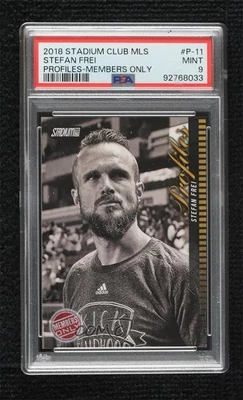 2018 Topps Stadium Club MLS Profiles Members Only /50 Stefan Frei PSA 9 MINT - Image 1 of 2
