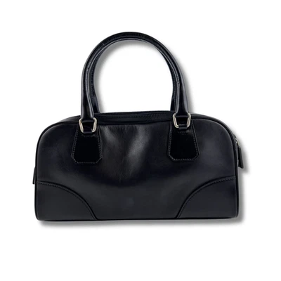 PRADA сумка Дамская сумка кожи черный цвет винтажный размер 14cmx26cmx9cm женщины NNBu99 - Изображение 1 из 4