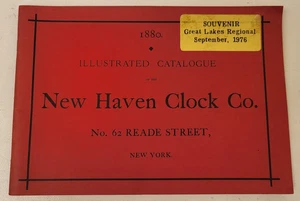 1880 New Haven Clock Co. Illustrated Clock Catalog Book 80 Pgs. - Reprint - Picture 1 of 18