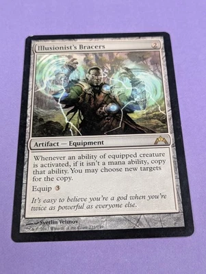MTG Magic: Gatecrash: Illusionist's Bracers #231/249 Rare - LP - Image 1 of 2