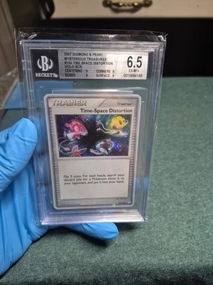 Pokémon 2007 Mysterious Treasures Time-Space Distortion Card 124/123 Beckett 6.5 - Image 1 of 3