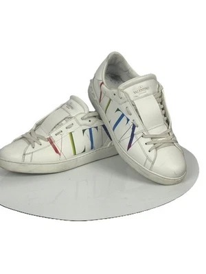 Valentino Garavani Sneakers Uomo in Pelle Bianco Tg 41.5 - Imagen 1 de 4