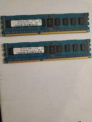 ECC Server Memory HYNIX 4GB ( 2x2GB) PC3-8500R 1066Mhz DDR3  HMT125R7BFR8C-G7 - Image 1 of 2
