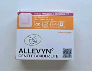 10-Pack Smith & Nephew Allevyn Gentle Border Lite 2"x2" Foam Dressing 66800833 - Picture 1 of 4
