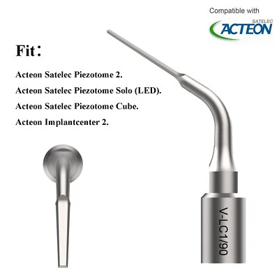 Dental Extraction Kit Tips LC1/90 Satelec ACTEON Piezotome Surgery Tips LC1/90 - Image 1 of 4