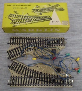 Märklin 5117 H0 M-Rail Electric straight switch set - Boxed - Afbeelding 1 van 1