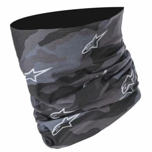 Neck Tube Face Covering > Alpinestars Tactical Lightweight - Black Tar Grey - Picture 1 of 3